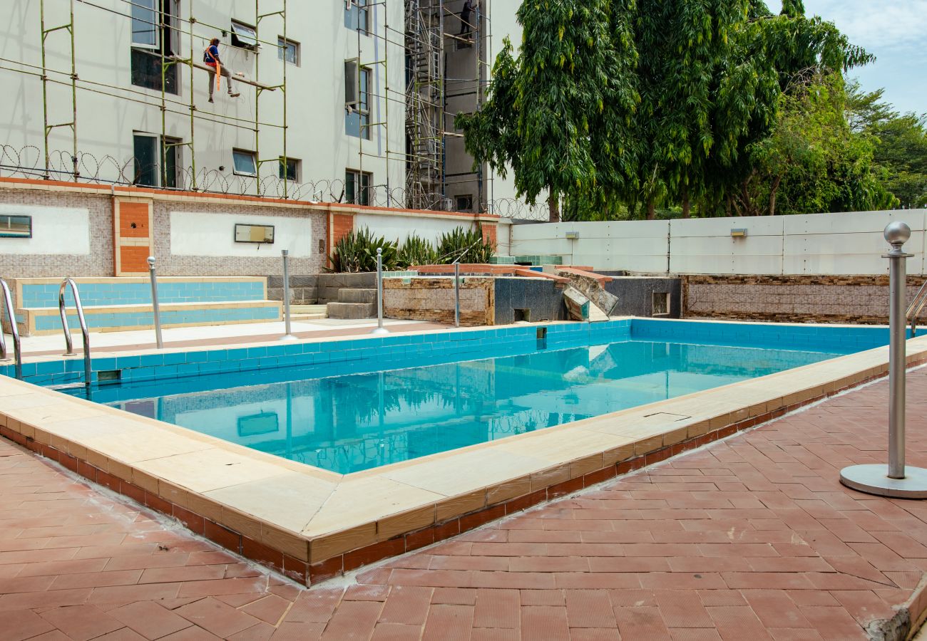 Apartment in Abuja - Adorable 2 bedroom apartment with a swimming pool | Jabi Abuja (Inverter)