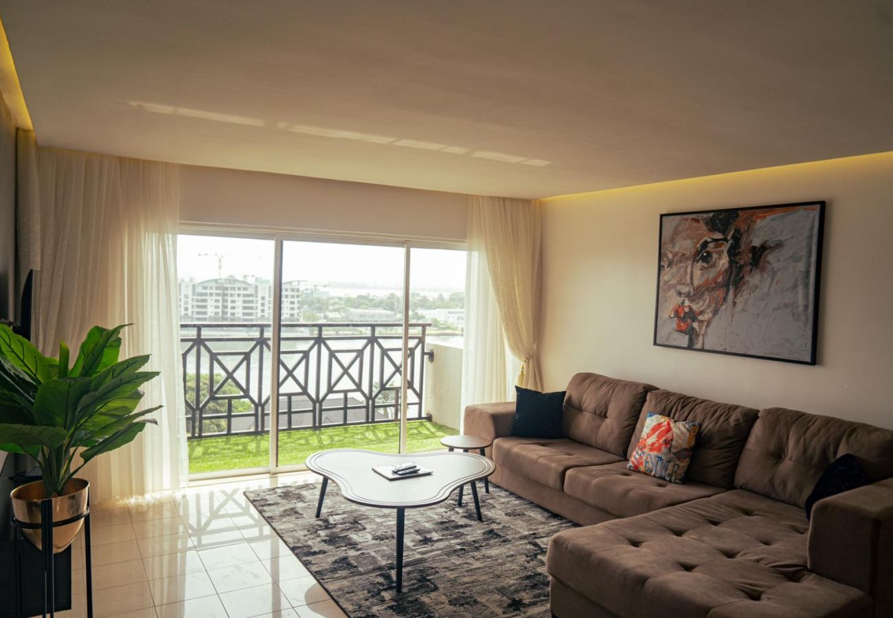 Apartment in Lagos - Fancy 2-bedroom Oceanview apartment with a standard swimming pool and a gym | Awolowo road ikoyi