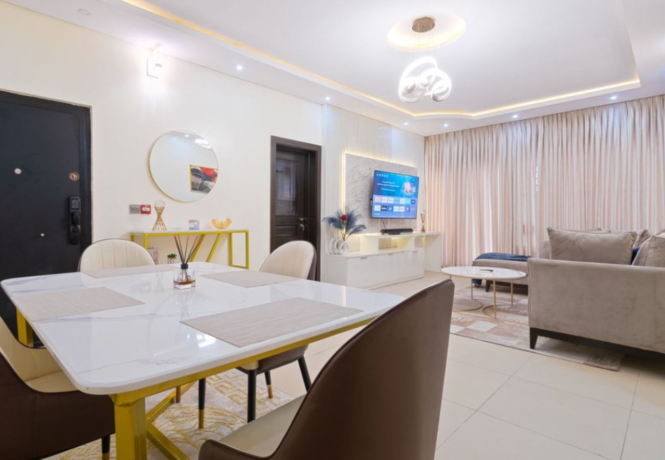 Apartment in Lagos - Enchanting 2 bedroom with gym and balcony |  Banana island road ikoyi Lagos