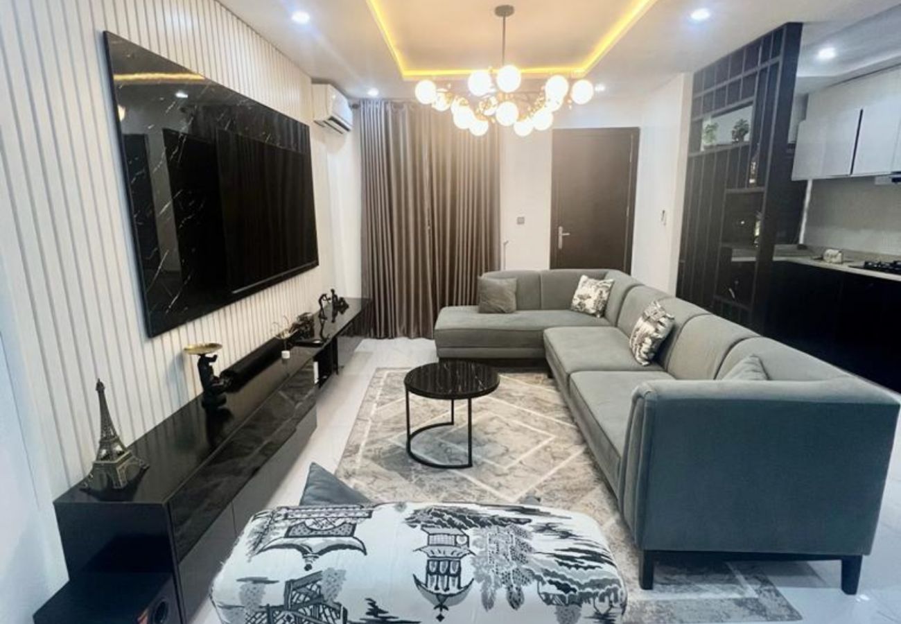 Apartment in Lekki - Enchanting 2 bedroom with Open style kitchen plan, swimming pool and gym | Chisco, Ikate lekki (inverter)