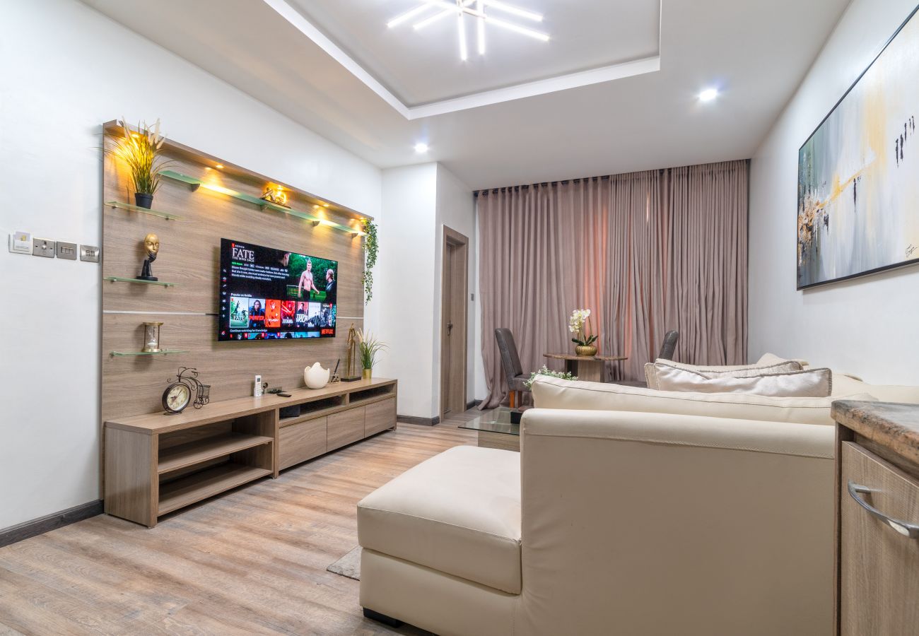 Apartment in Lekki - Pleasant 1 bedroom with open style kitchen| Lekki phase 1